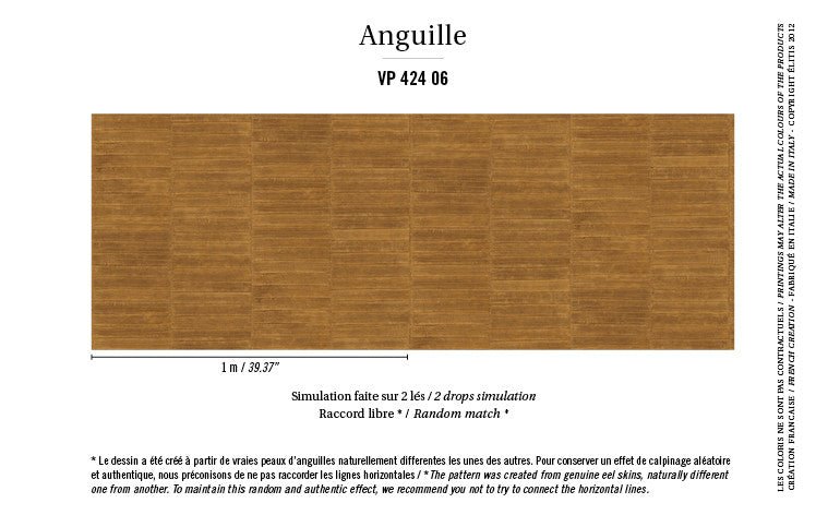 ÉLITIS Anguille Behang VP 424 06 - LAB COLOUR THE WORLD