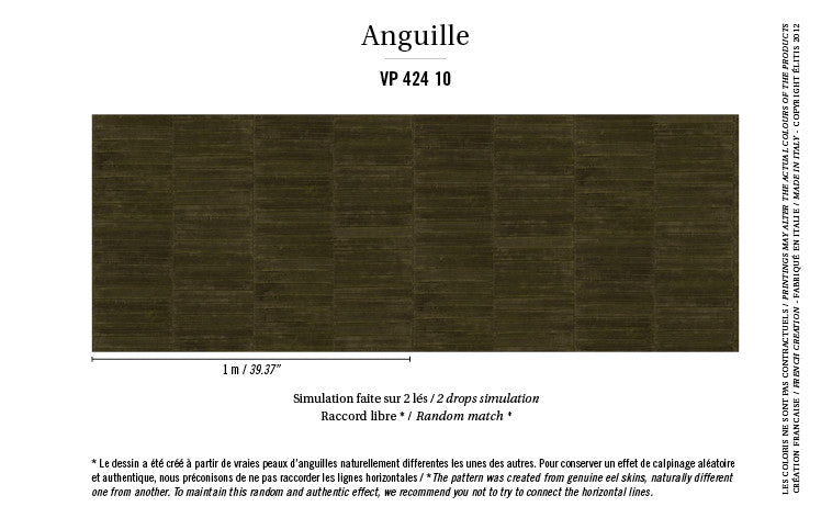 ÉLITIS Anguille Behang VP 424 10 - LAB COLOUR THE WORLD