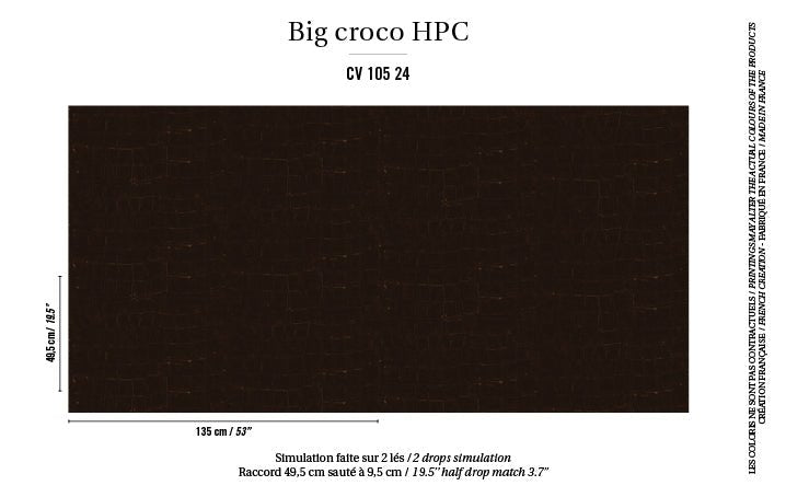 ÉLITIS Big Croco Project Behang CV 105 24 - LAB COLOUR THE WORLD