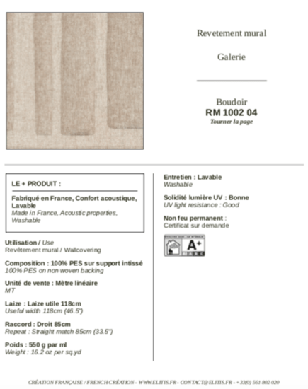 ÉLITIS Boudoir Behang RM 1002 04 - LAB COLOUR THE WORLD