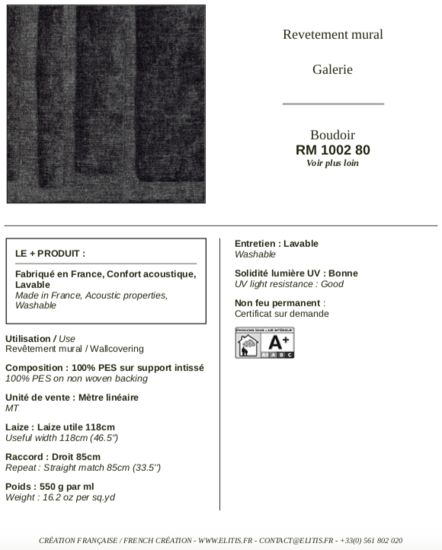 ÉLITIS Boudoir Behang RM 1002 80 - LAB COLOUR THE WORLD
