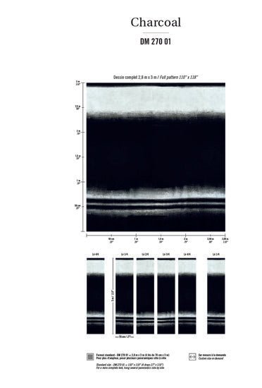 ÉLITIS Charcoal Behangpaneel DM 270 01 - LAB COLOUR THE WORLD