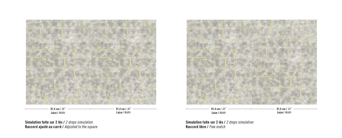 ÉLITIS Écume Mille et une nuits Behang RM 1121 90 - LAB COLOUR THE WORLD