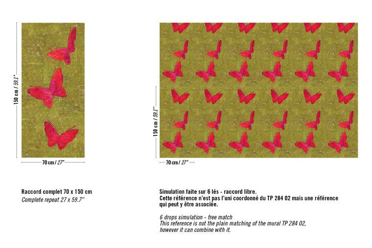 ÉLITIS La Chasse Aux Papillons Behang TP 286 02 - LAB COLOUR THE WORLD