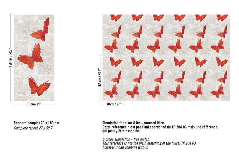 ÉLITIS La Chasse Aux Papillons Behang TP 286 03 - LAB COLOUR THE WORLD