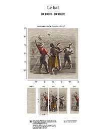 ÉLITIS Le Bal Behangpaneel DM 890 01 - LAB COLOUR THE WORLD