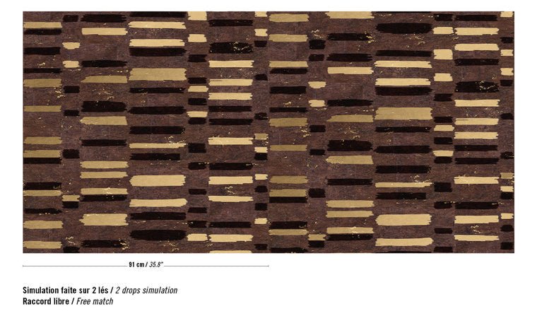 ÉLITIS Metal Brush Behang RM 986 72 - LAB COLOUR THE WORLD