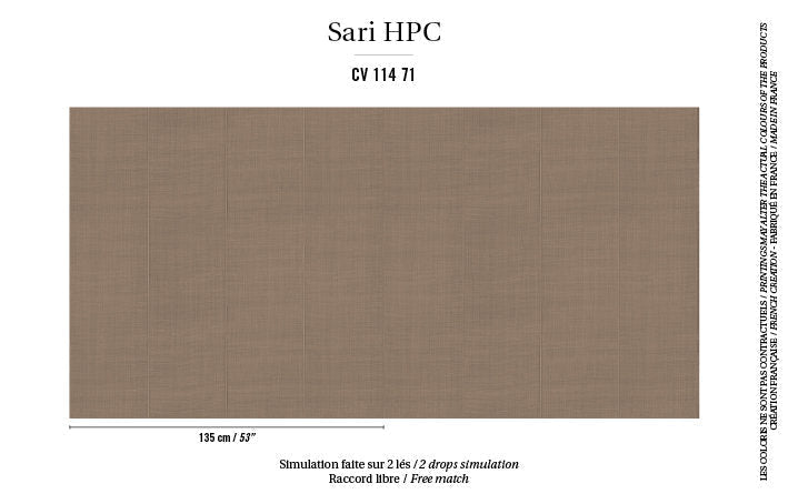 ÉLITIS Nomades Sari Project Behang CV 114 71 - LAB COLOUR THE WORLD