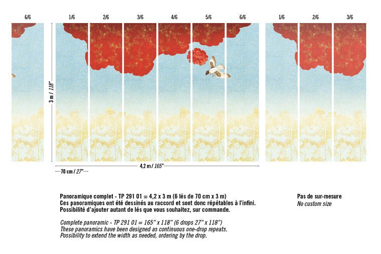 ÉLITIS Nouvelles Orientales Behangpaneel TP 291 01 - LAB COLOUR THE WORLD