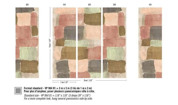 ÉLITIS Palette Behangpaneel VP 964 01 - LAB COLOUR THE WORLD