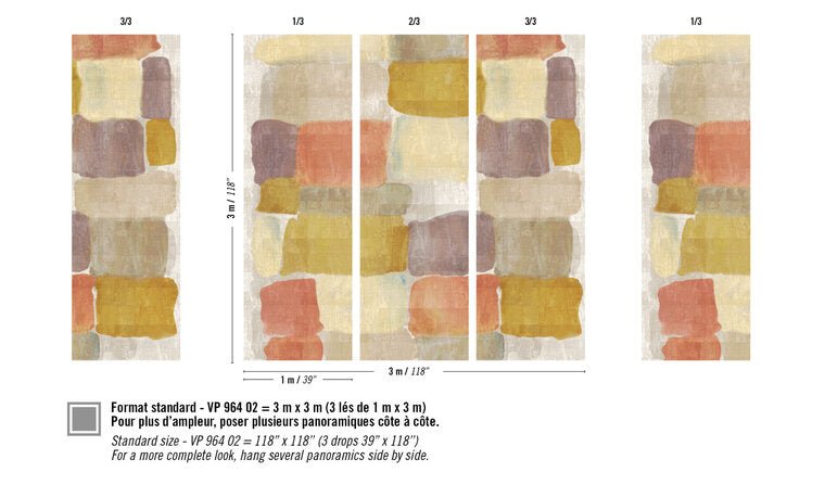 ÉLITIS Palette Behangpaneel VP 964 02 - LAB COLOUR THE WORLD
