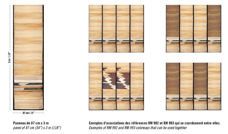 ÉLITIS Sampan Behangpaneel RM 993 03 - LAB COLOUR THE WORLD