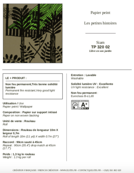 ÉLITIS Siam Behang TP 320 02 - LAB COLOUR THE WORLD