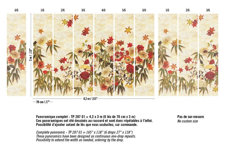 ÉLITIS Tendres Silences Behangpaneel TP 287 01 - LAB COLOUR THE WORLD