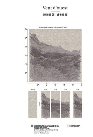 ÉLITIS Vent d'ouest Behangpaneel DM 601 05 - LAB COLOUR THE WORLD