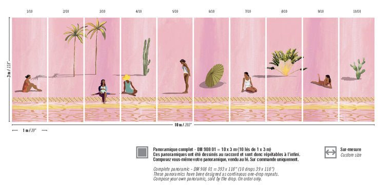 ÉLITIS Venus Behangpaneel DM 908 01 - LAB COLOUR THE WORLD