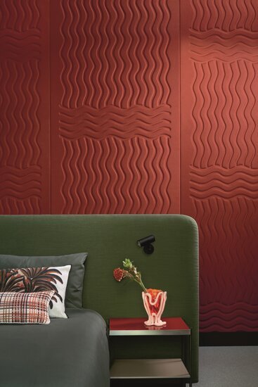 ÉLITIS Wave Flanelle Behang RM 1055 35 - LAB COLOUR THE WORLD