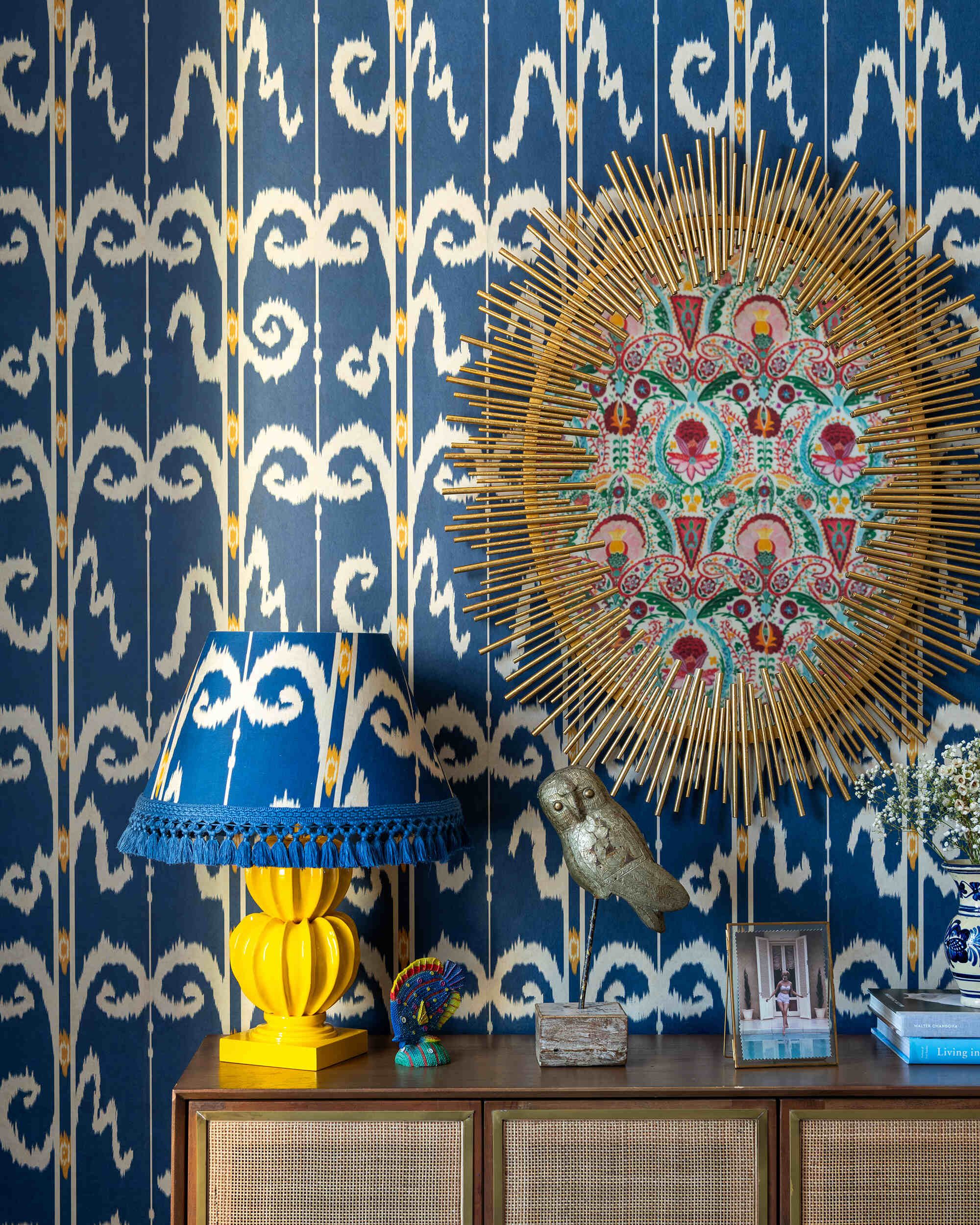 Mind The Gap Elysia Ikat Celestial Behang