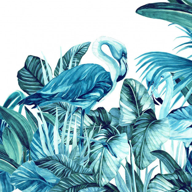 Les Dominotiers Everglades Blue Behang DOM 145-3