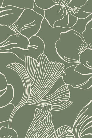 Farrow & Ball Helleborus Behang FP5606 - LAB COLOUR THE WORLD