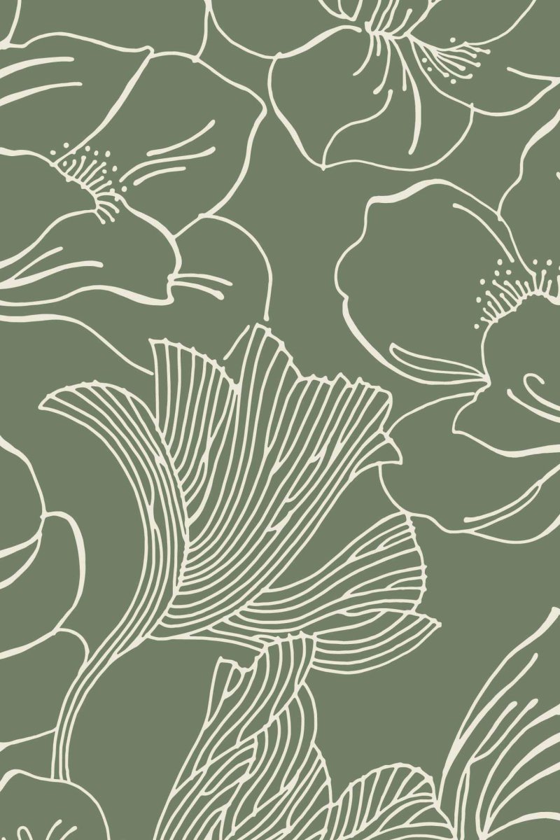 Farrow & Ball Helleborus Behang FP5606 - LAB COLOUR THE WORLD