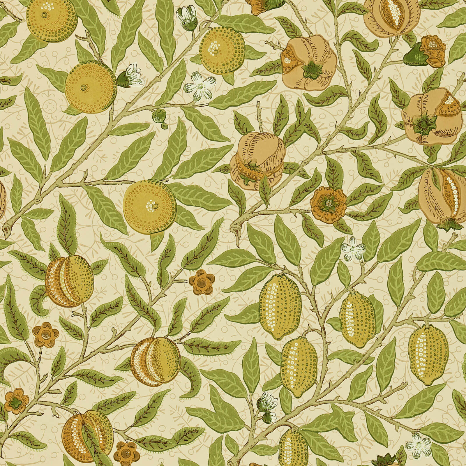 Morris & Co. Fruit Behang 210427 - LAB COLOUR THE WORLD