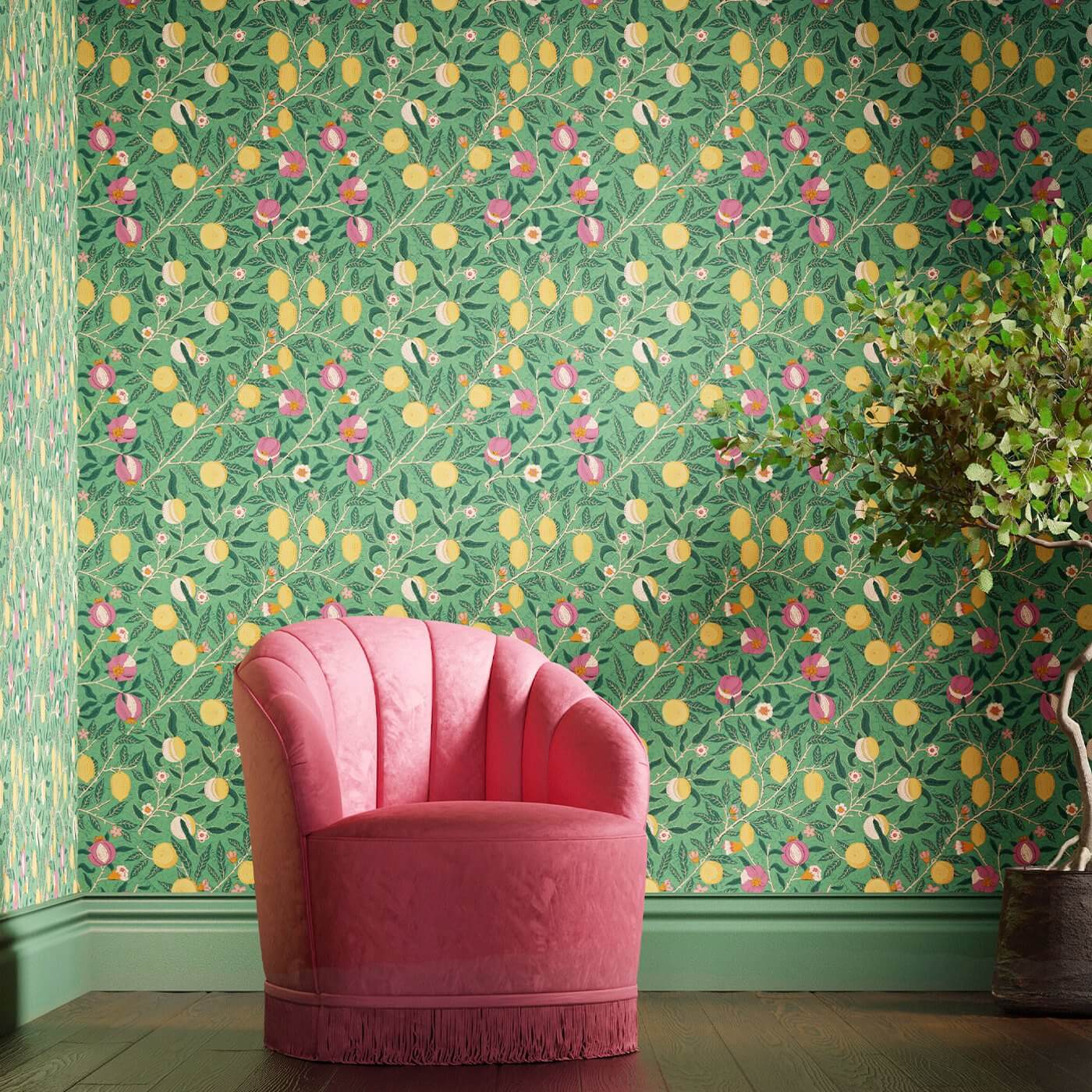 Morris & Co. Fruit Behang 510018 - LAB COLOUR THE WORLD