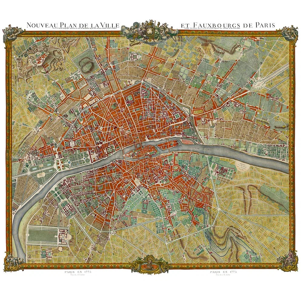 Pierre Frey Plan Jaillot Behangpaneel FP995001 - LAB COLOUR THE WORLD