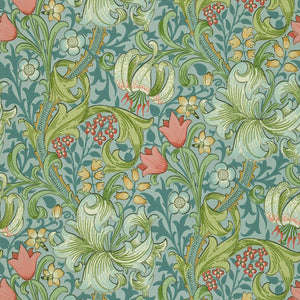 Morris & Co. Golden Lily Behang 210430 - LAB COLOUR THE WORLD