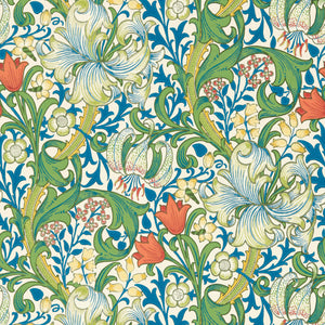 Morris & Co. Golden Lily Behang 217330 - LAB COLOUR THE WORLD