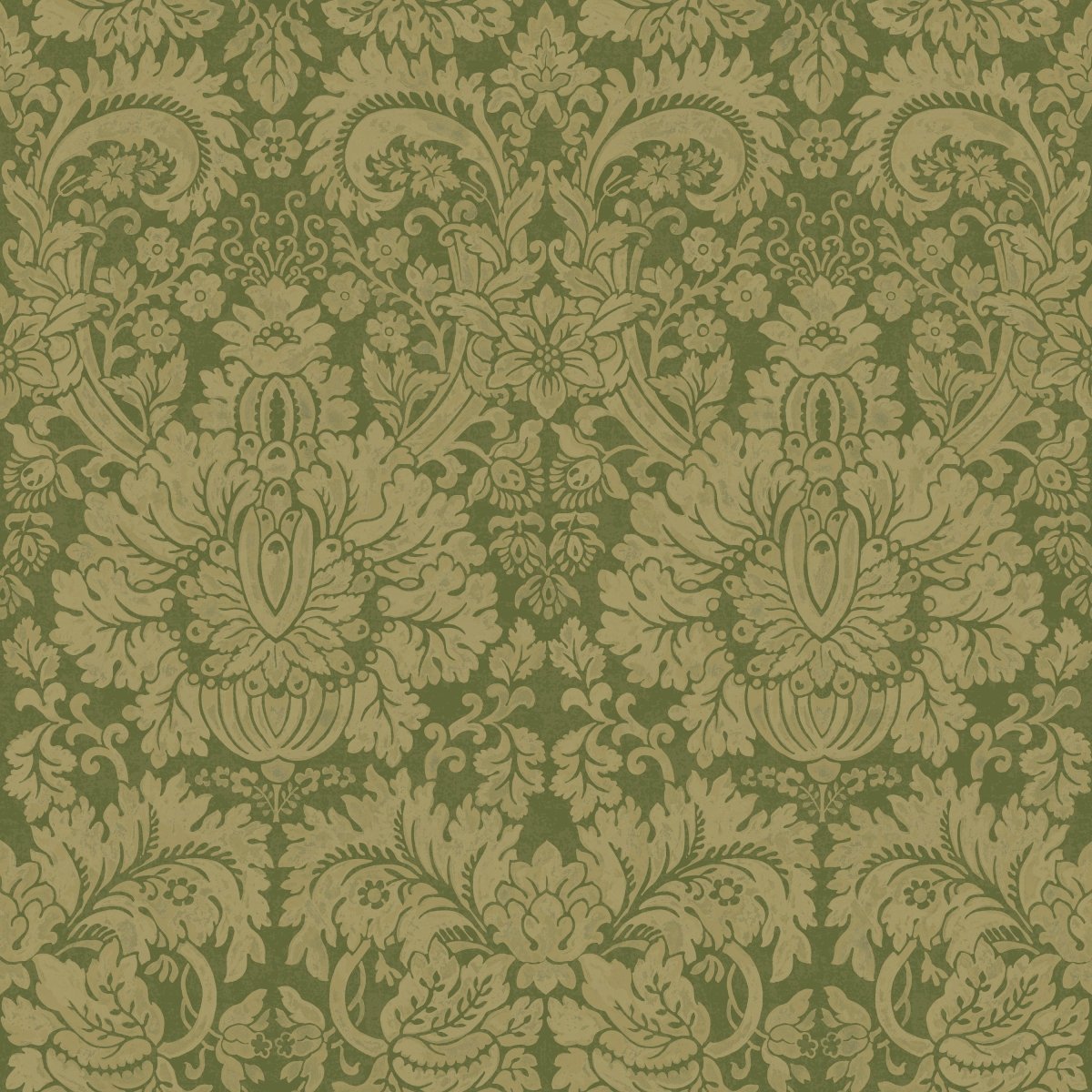 GP & J Baker Queen's Damask Behang BW45146/1 - LAB COLOUR THE WORLD