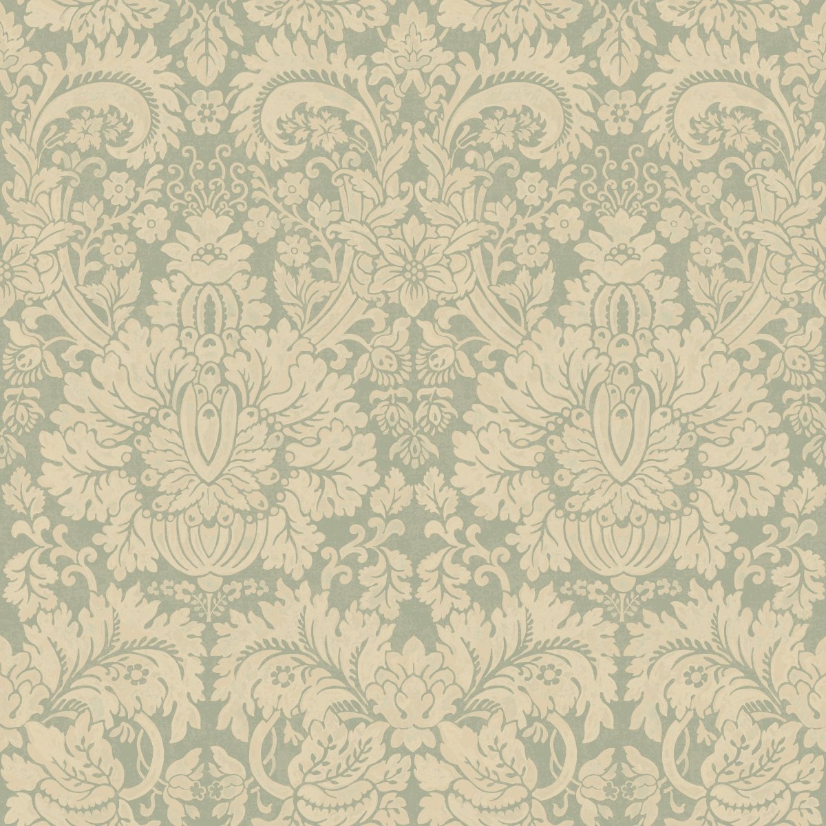 GP & J Baker Queen's Damask Behang BW45146/2 - LAB COLOUR THE WORLD
