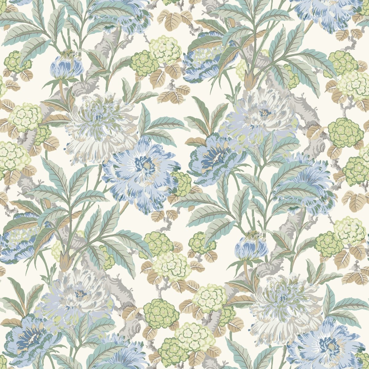 GP & J Baker Summer Peony Behang BW45095/4 - LAB COLOUR THE WORLD
