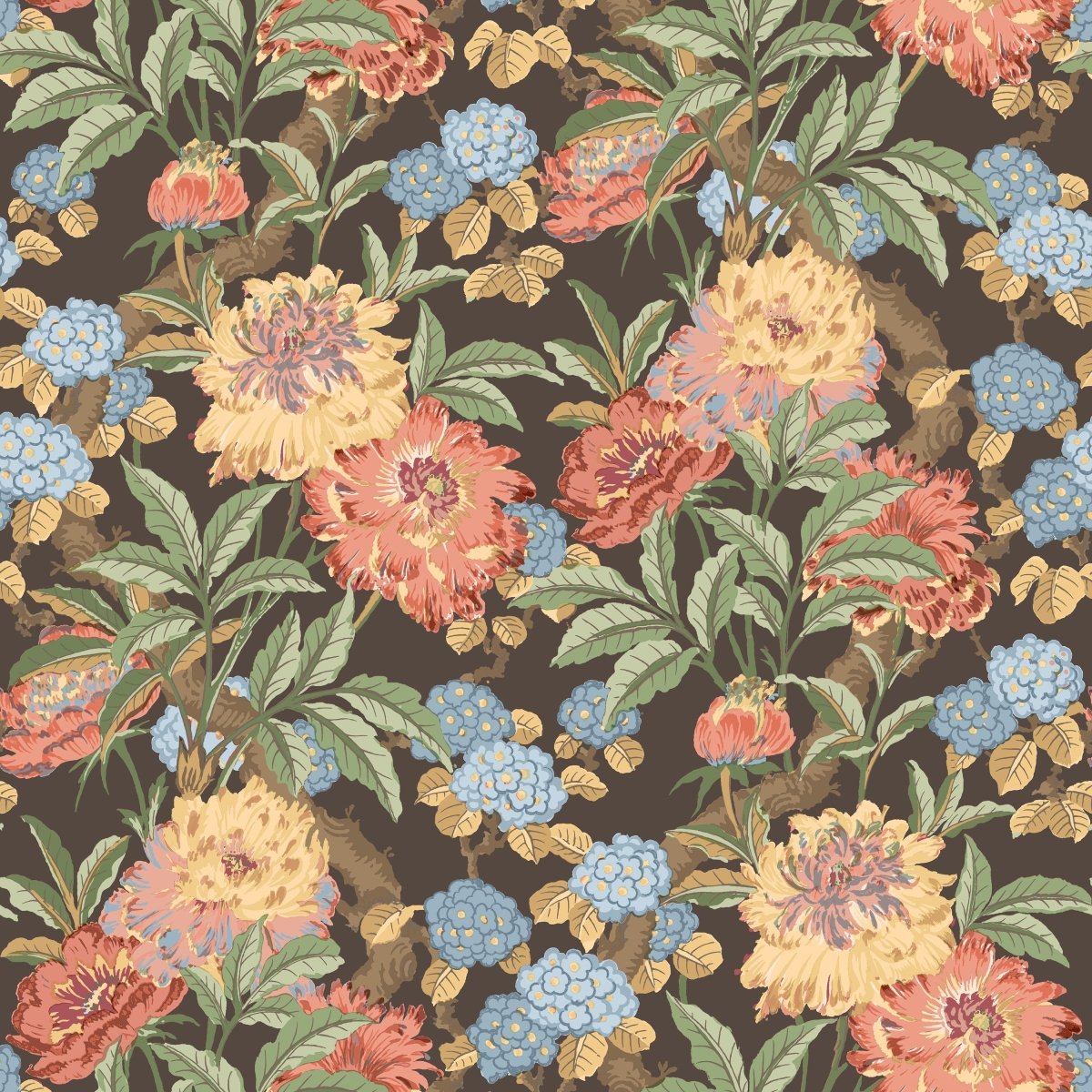 GP & J Baker Summer Peony Behang BW45095/8 - LAB COLOUR THE WORLD