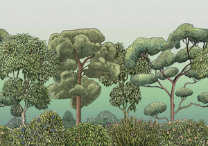 Coordonné Random Kids Green Forest behang 9700092 behang afbeelding 1