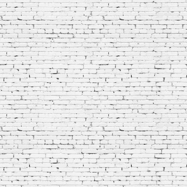 Les Dominotiers Grunge Brick Wall Blanc Behang DOM 404