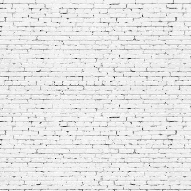 Les Dominotiers Grunge Brick Wall Blanc Behang DOM 404