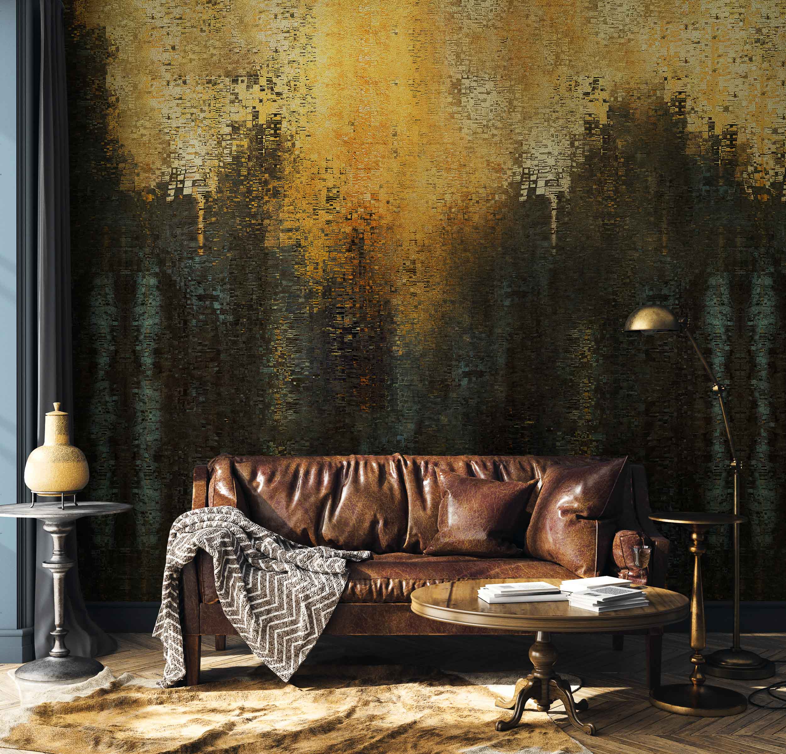 Coordonné Random Metallics Gustave behang 9600300G sfeer afbeelding 1