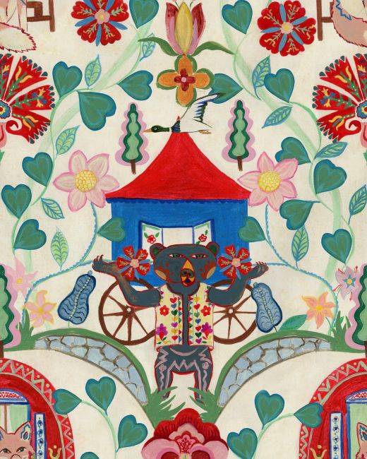 Mind The Gap Gypsy Fairytale Cream Behang