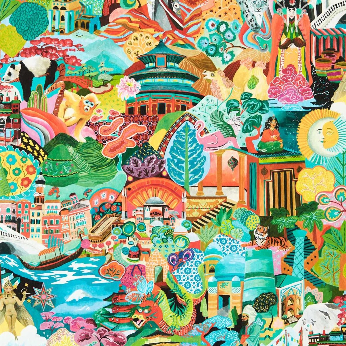 Harlequin Journey of Discovery Wide Width Behang 112919 - LAB COLOUR THE WORLD