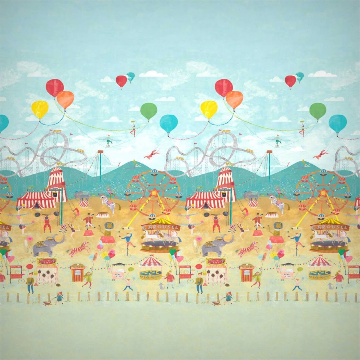 Harlequin Lifes A Circus Behang 112647 - LAB COLOUR THE WORLD