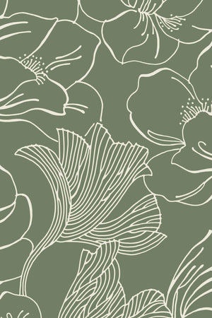 Farrow & Ball Helleborus Behang FP5606 - LAB COLOUR THE WORLD
