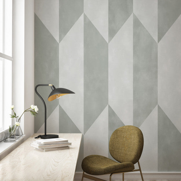Les Dominotiers Hexa Green Green Behang DOM 711