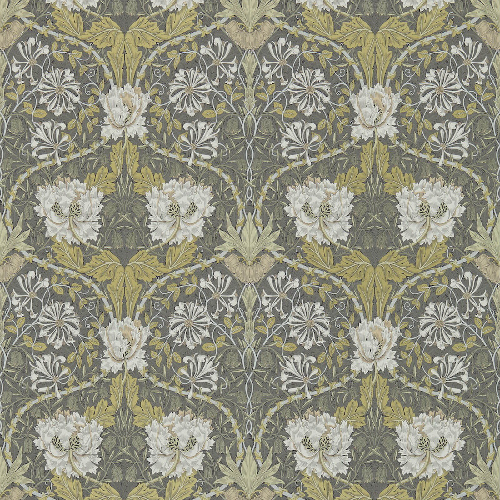 Morris & Co. Honeysuckle & Tulip Behang 214701 - LAB COLOUR THE WORLD