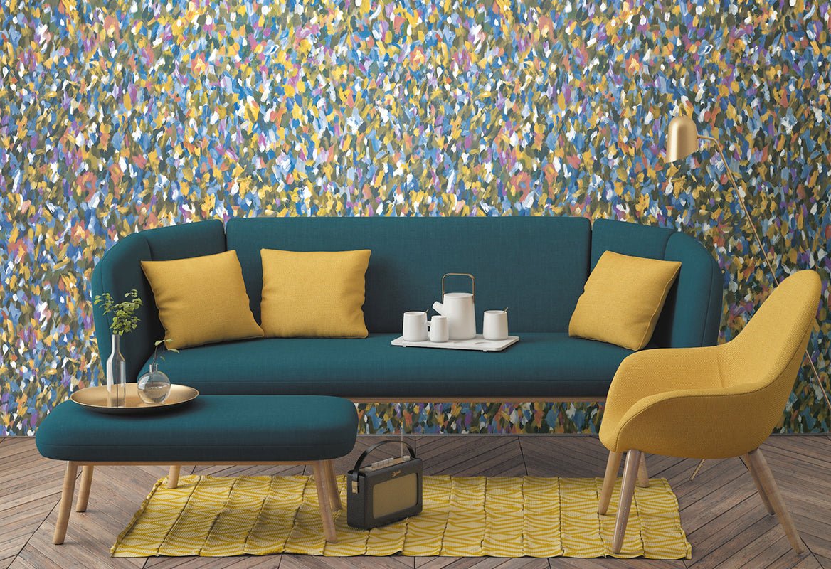 HookedOnWalls Academy Blumen behang 25653 - LAB COLOUR THE WORLD