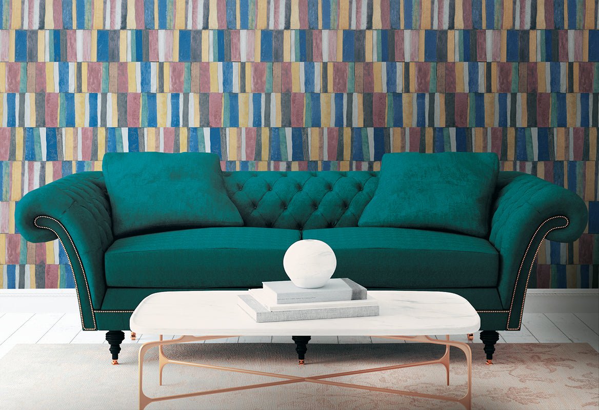 HookedOnWalls Academy Ritter Tiles behang 25612 - LAB COLOUR THE WORLD