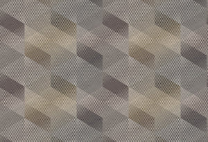 HookedOnWalls Affinity 3D Rhombus behang AF24584 - LAB COLOUR THE WORLD