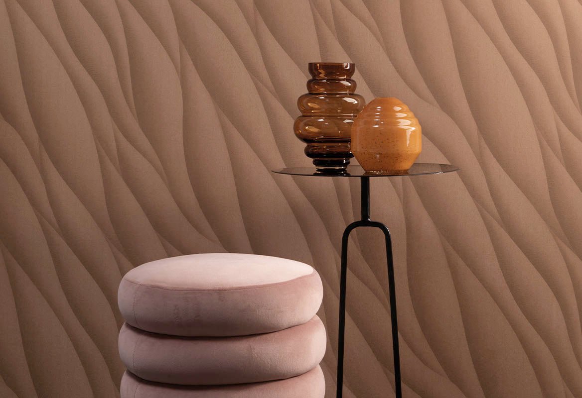 HookedOnWalls Affinity 3D Wave behang AF24532 - LAB COLOUR THE WORLD