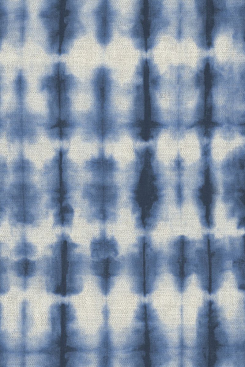 HookedOnWalls Arashi Indigo behang 4843 - LAB COLOUR THE WORLD