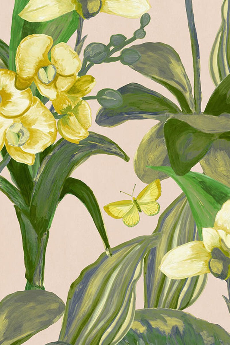 HookedOnWalls Breeze Orchidea behang BR24082 - LAB COLOUR THE WORLD